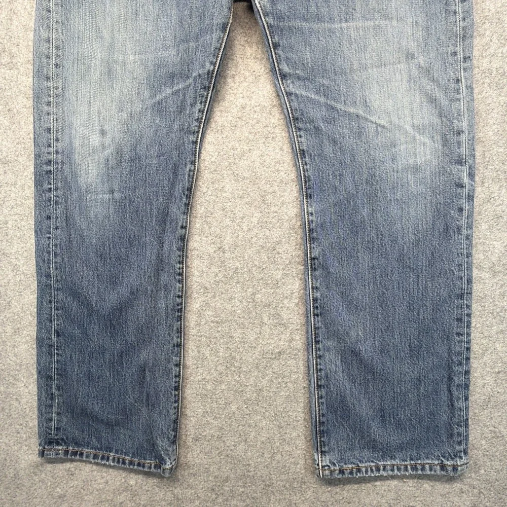 Levi's 501 Jeans Mens 36x30 Blue Denim Straight Leg Button Fly Made In Mexico